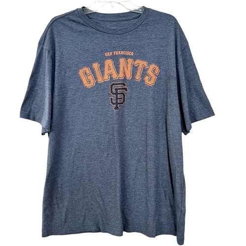 San Francisco Giants Tshirt Adult XXL Gray Baseball MLB Comfort Active Workout