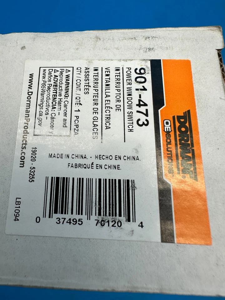Interruptor de ventana eléctrica del lado del conductor delantero Dorman 901-473 para Dodge Ram 2009-2012 Foto 4 de 4