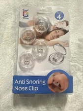 FDA Noseclip ANTI SNORE DEVICES 4CT Ships Free