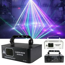 500mW DMX RGB LED Laser Beam Scanner Projector DJ Disco Party Stage Laser Light
