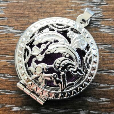 925 Sterling Silver Aroma Diffuser Charm New Fashion Jewelry Locket Pendant
