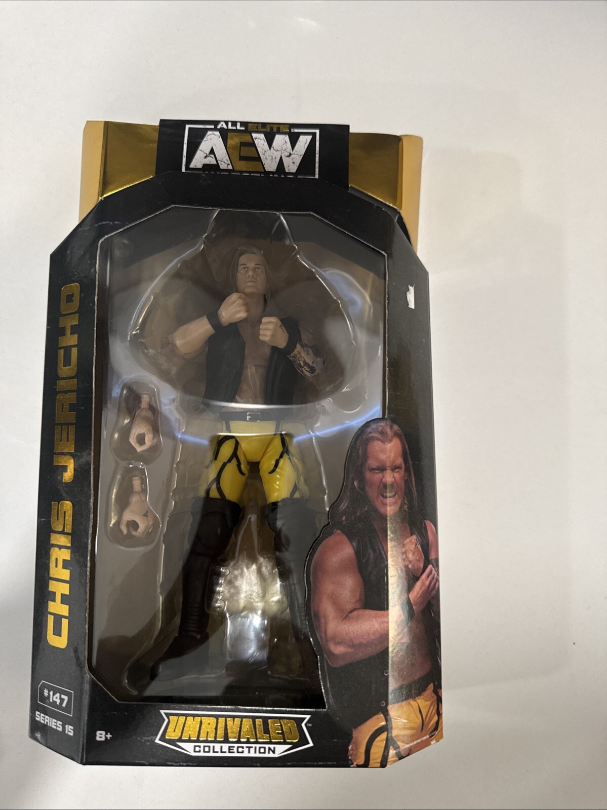 AEW UNRIVALED 15 #147 CHRIS JERICHO JAZWARE All Elite WRESTLING Figure Lionheart
