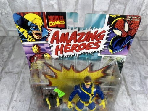 1997 Toy Biz Marvel Amazing Heroes X-men Cyclops Action Figure - Picture 2 of 13