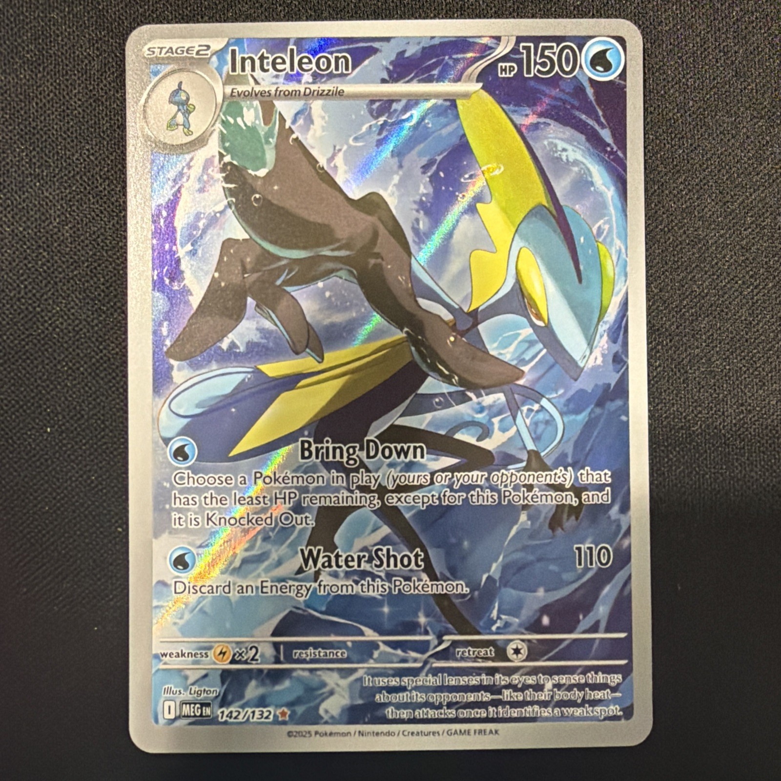 Inteleon 142/132 Me01: Mega Evolution Holo