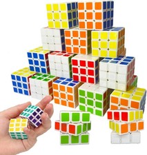 36 Pack Mini Cube Puzzle Party Favors for Kids, 1.18in 3x3 Magic Cube 36PCS