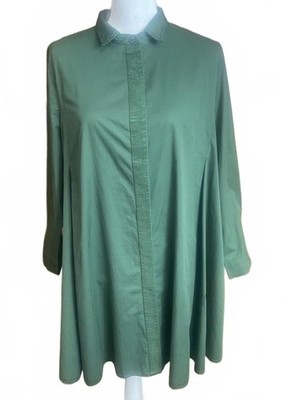 Tuckernuck Castleton Green Wren Shirt Dress Large