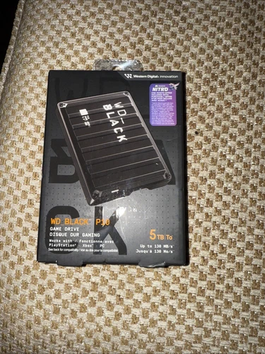 WD_BLACK P10 5TB external game hard drive new/sealed + free shipping!