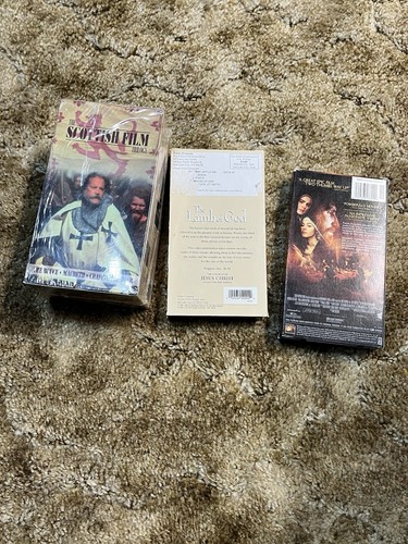 Scottish Film Trilogy Macbeth Passion Christ 3 VHS Video Lot Family Christian - Picture 13 of 13