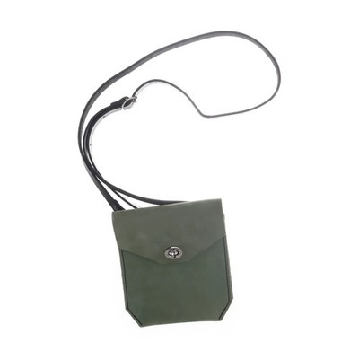 Umhängetasche, Unisex (Erwachsene), Grün/Schwarz, 12, 4, 18 cm #vqM