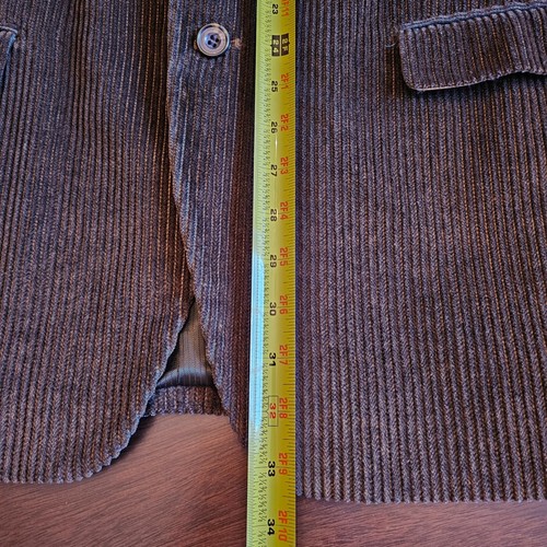 Blazer Johnston & Murphy Marrón Pana Para Hombre Grande Dos Botones Abrigo Deportivo - Imagen 11 de 13