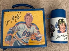 RARE VINTAGE WAYNE GRETZKY LUNCHBOX w/ THERMOS!