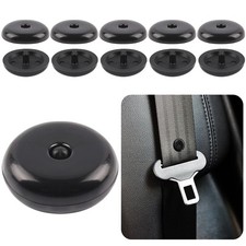 5 Sets Universal Seatbelt Stopper Kit, Snap-on Seat Belt Button Stopper Plast...
