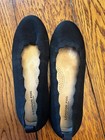 Women's London Fog Collection flat Shoe, Black, Size 7W, Textile upper, Ex Cond! — photo 4