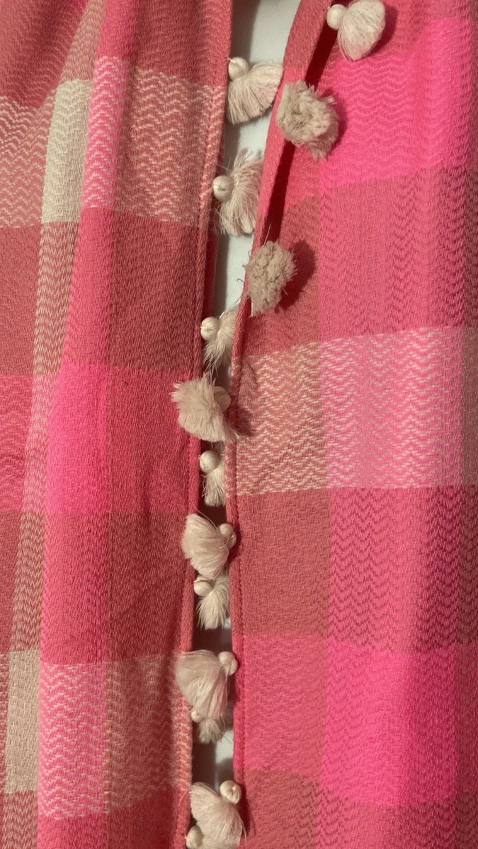 Club Monaco Women's Jarne Wool Scarf, Pink Mix, One Size, 8270-6
