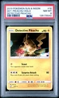 2019 POKEMON SUN & MOON DETECTIVE PIKACHU #10 DETECTIVE PIKACHU-HOLO PSA 8