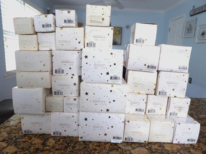 PEWTER Snowbabies Miniatures DEPT 56 huge lot of 31 w/Boxes GREAT LOT & exc. con