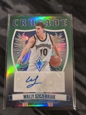 2023-24 Panini Phoenix - Crusade Signatures Wally Szczerbiak #CS-SZC Green (AU)