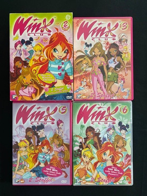 Winx Club Staffel 2 DVD Konvolut 5 DVD´s guter Zustand G5502/4/5/9