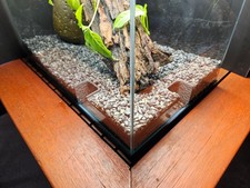 Grotta ad Angolo per Acquario – Rifugio Nascosto per Pesci e Gamberetti – Nero