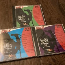 Pop Hits Monthly - Rock Jan Feb March 2003 3 CD Gs Stellar Karaoke Brand New
