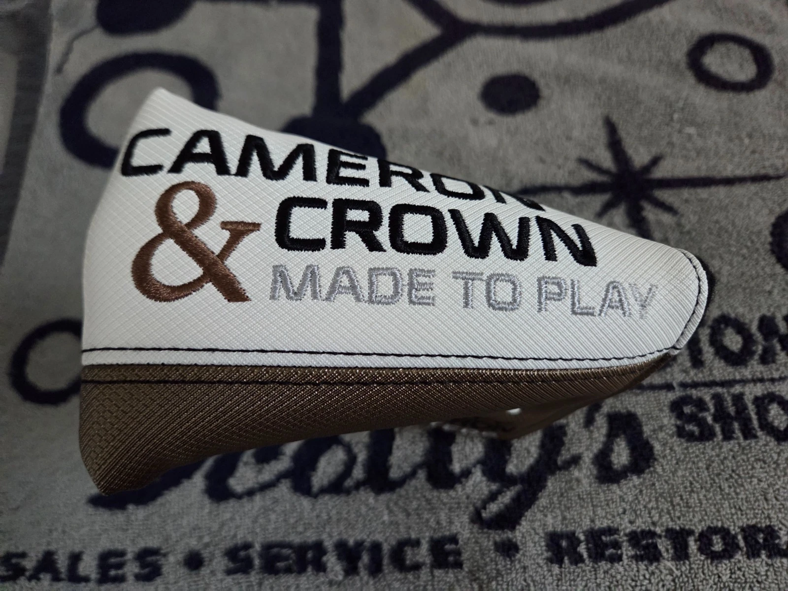 Scotty Cameron & Crown Made To Play Mid Mallet Putter Headcover Head cover⛳⛳⛳NOS