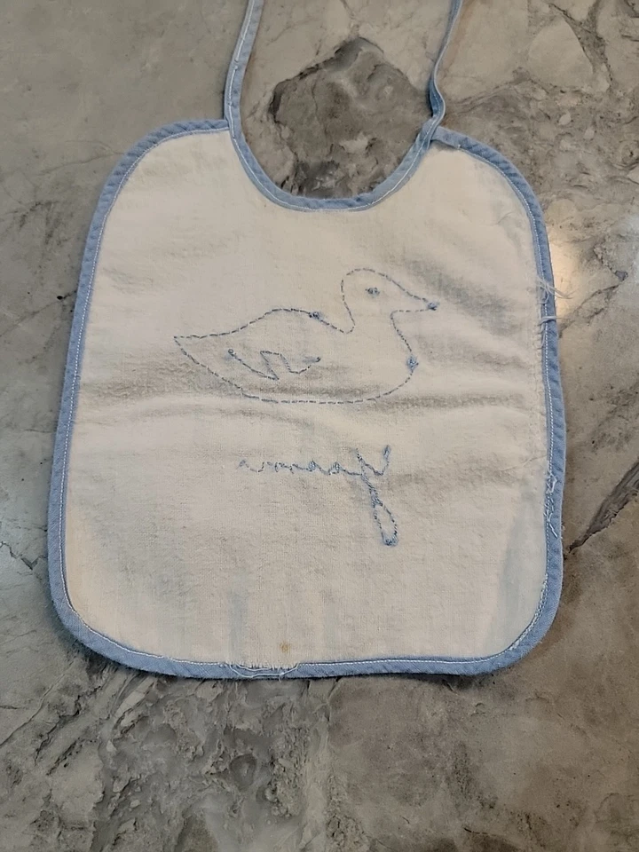 Juego de 3 baberos de bebé Darling vintage bordados a mano unisex envío gratuito  Foto 4 de 4