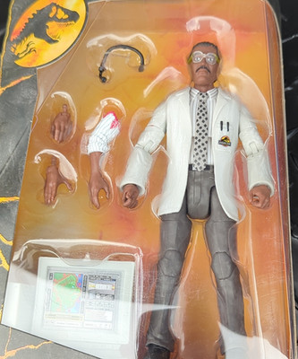 Mattel Jurassic Park John Raymond Arnold Action Figure Boxed w/ Computer, Hands