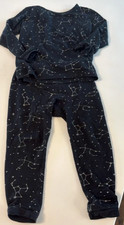 Kyte Baby Bamboo 2T Two piece pajamas Midnight Constellation