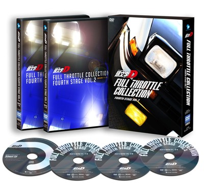 Initial D Full Throttle Collection Fourth Stage Vol.2 [3DVD+CD] AVBA-62102 NEW