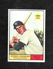 1961 TOPPS #68 DERON JOHNSON - NM/MT - 4.99 MAX SHIP COST