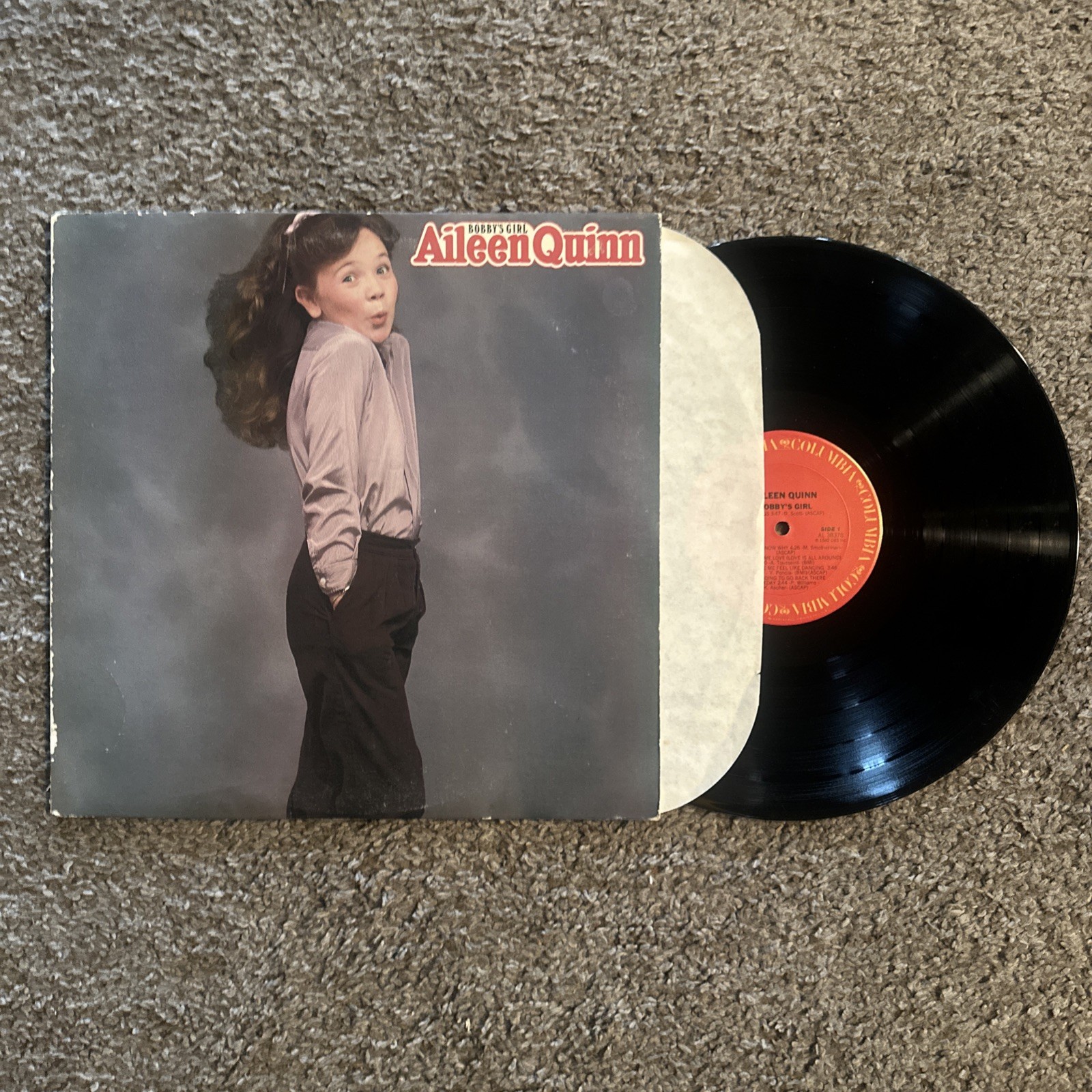 AILEEN QUINN Bobby's Girl LP 1982 Columbia ARC-38381 Annie Promo UC