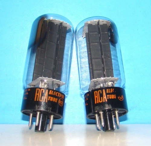 5U4GB 5AS4A RCA 1963 radio audio amplifier vintage vacuum tubes 2 valves tested