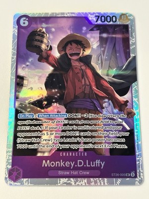 Monkey.D.Luffy ST26-005 Starter Deck 26: PURPLE/BLACK Foil