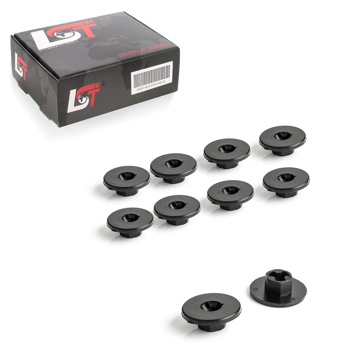 10x Wheel Arch Trim Fastener Clips for Fiat 500 Doblo Grande Punto 199 Panda