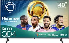 Hisense 40-Inch Class QD4 Series QLED FHD Smart Fire TV (40QD4QF, 2025 Model) -