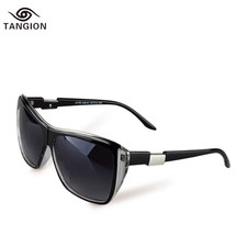 New Fashion Brand Designer Women Sunglasses Double Rings Leg Sun Glasses Outdoor