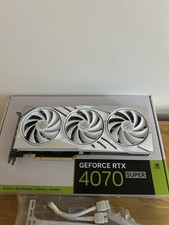 MSI NVIDIA GeForce RTX 4070 Super Gaming x Slim White 12GB GDDR6X Graphics Card