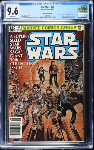 Star Wars #50 - CGC 9.6 - Key Issue Newsstand Edition Marvel Comics 1981