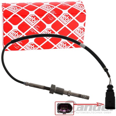 FEBI ABGASTEMEPERATUR SENSOR nach TURBO für 2.5 TDI VW T5 TOUAREG 7L