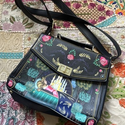 Loungefly Disney Sleeping Beauty Aurora Folkart Handbag - BoxLunch Exclusive