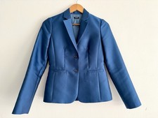 Jil Sander Women  s Silk Blue Blazer 34 US 4 Made In Italy