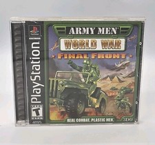Army Men World War Final Front Sony PlayStation 1, PS1  2001 Used 
