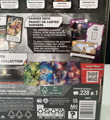 New Sealed UNO Ultimate DC Card Game 1st Edition 2023 2-4 Players 7+ Mattel  - Picture 8 of 11