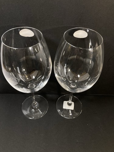 Waterford Kristall Robert Mondavi Bordeaux Weingläser 2 Neu im Karton Beschriftet Brandneu - Bild 6 von 11