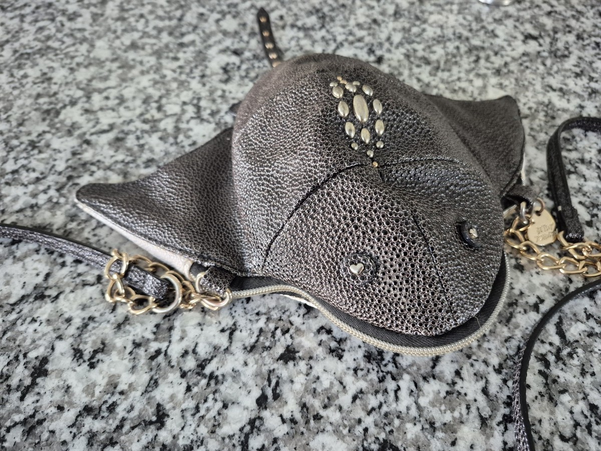 Betsey Johnson Black Stingray Fish Dress Crossbody Handbag