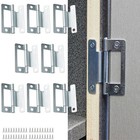 Flush Hinge Steel Cranked Cupboard Door For Small Cupboard And Louvre Doors