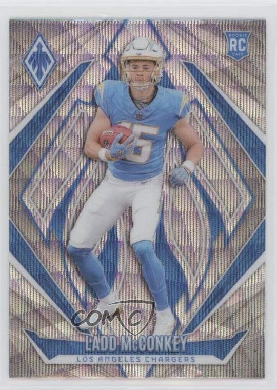 2024 Panini Phoenix Rookies Wave Ladd McConkey #216 6q5