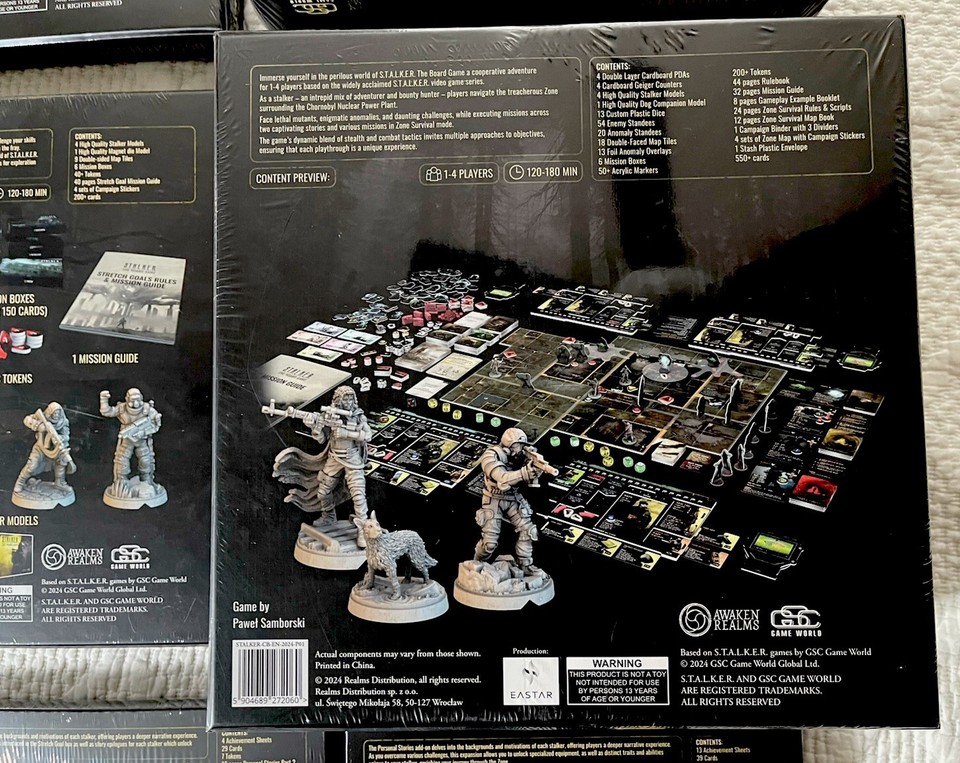 Jeu De Société STALKER – Édition Exclusive KS Explorer Pledge – Neuf Sous Blister