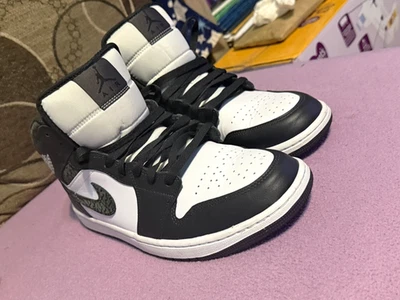 Jordan 1 Mid White Black for Sale | Authenticity Guaranteed | eBay