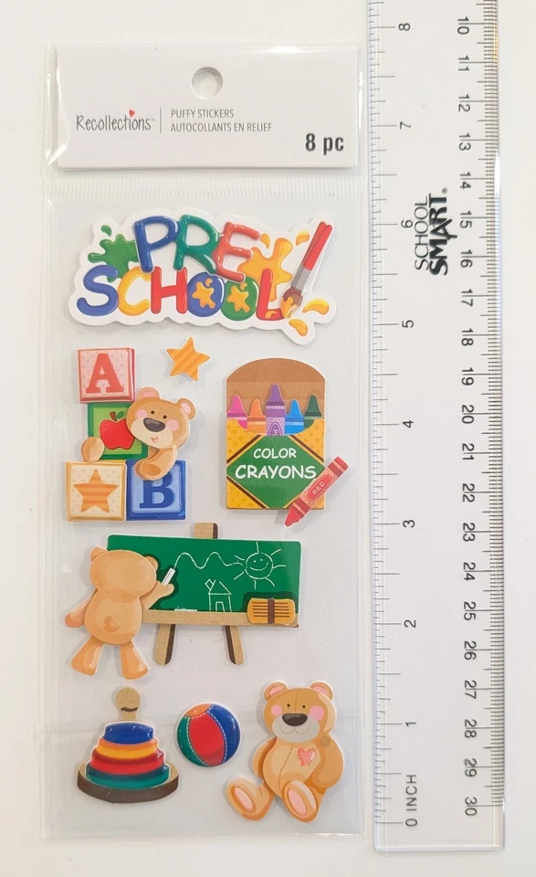 Pre-School Themed Scrapbooking Stickers by Recollections - Image 2 of 2